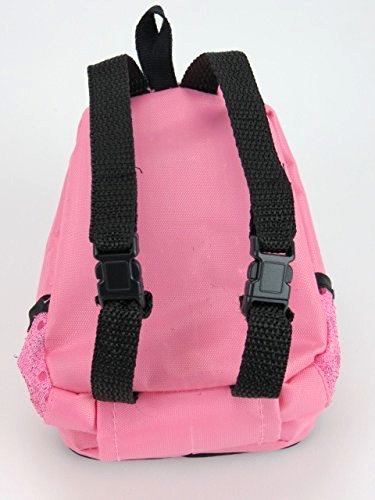 Pink Sequin Backpack Fits Wellie Wishers 14.5" American Girl Clothes