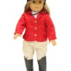 18" Doll English Horse Riding Outfit & Helmet