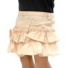 18 Inch Doll Ruffled Khaki Skirt
