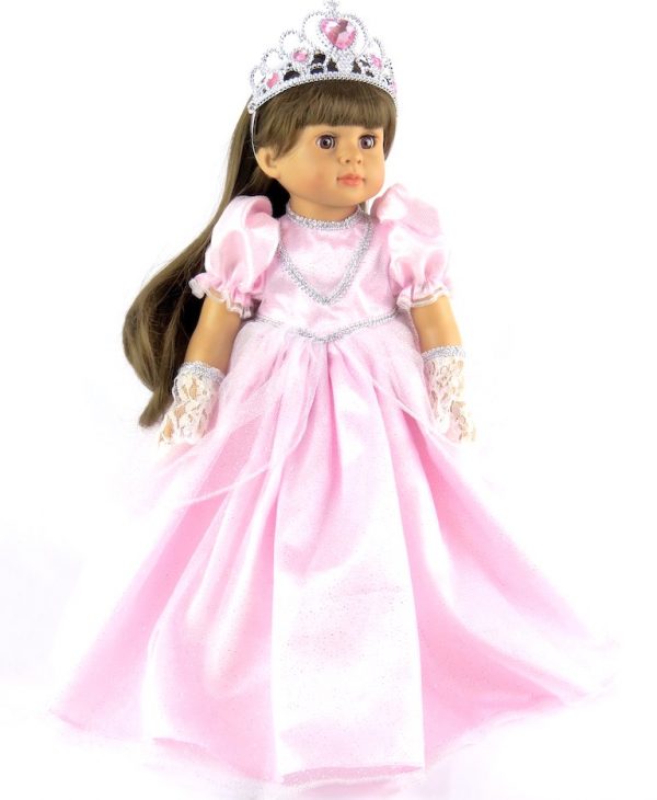 High Fashion Sequin Party Dress For 11.5" Doll - Princess Gown Outfit Handmade BJD