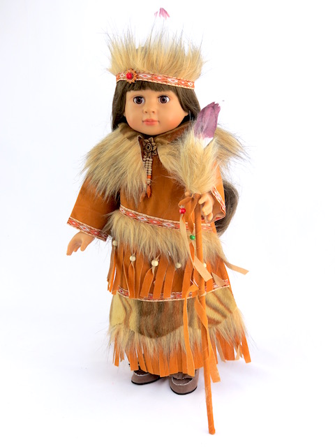Native American 18 Inch Indian Doll Outfit