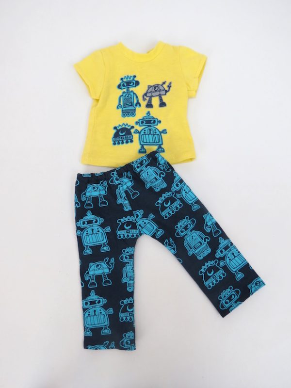 18 Inch Boy Doll Robot Pajamas