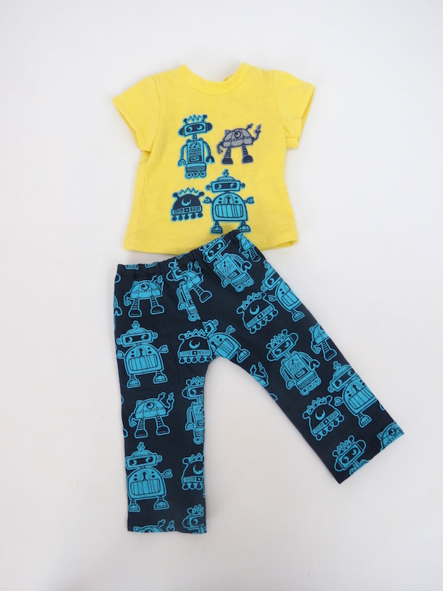 18 inch boy doll robot pajamas - The Doll Boutique