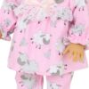 Flannel Sheep Pajamas &Amp; Slippers 18" doll flannel sheep pajamas & slippers