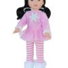 14.5" Wellie Wisher Doll Snowflake Tutu Top & Leggings