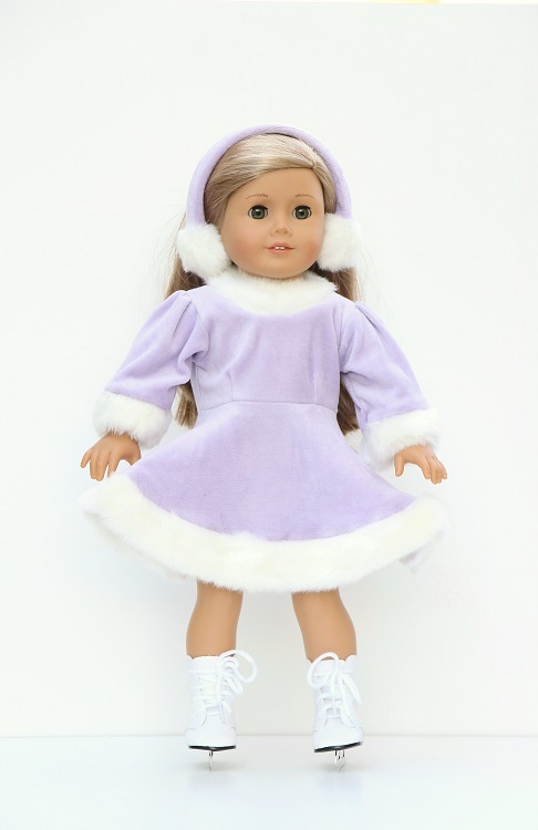 american girl doll ice skating outfit