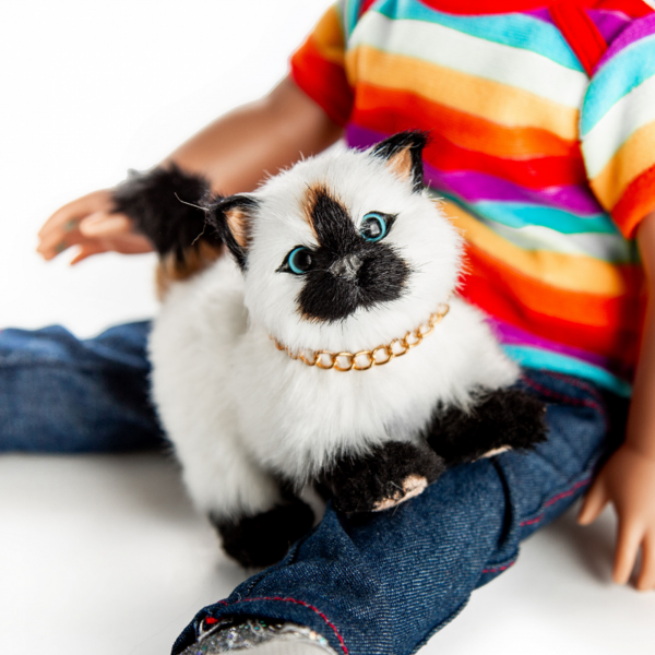 american girl doll pet siamese kitty cat