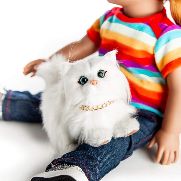 Doll Pet White Kitty Cat