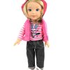 Wellie Wisher Doll Jean T Shirt Hooded Vest
