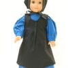 18 Inch Doll Blue 3-Piece Amish Dress, Apron & Bonnet
