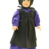 18 Inch Doll Purple 3-Piece Amish Dress, Apron & Bonnet