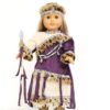18 Inch Doll Purple Native American 3-Piece Outfit