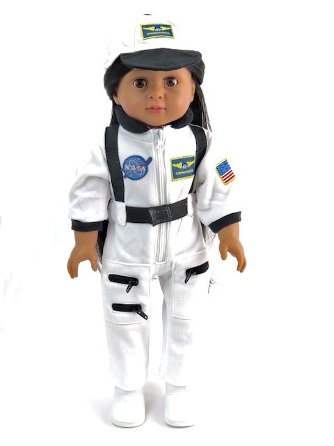 18 Doll Luciana Inspired Astronaut Space Suit Cap