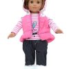 18 Inch Doll Jeans T Shirt Hooded Puffer Vest 1