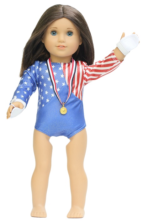 18 Doll American Usa Olympic Gymnastic Outfit 1