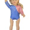 18" Doll American USA Olympic Leotard