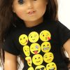 18 Inch Doll Emoji T Shirt 1