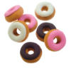 18" Doll-sized Donuts-Set of 3 Chocolate, Strawberry & Vanilla
