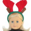 18 doll reindeer antlers headband