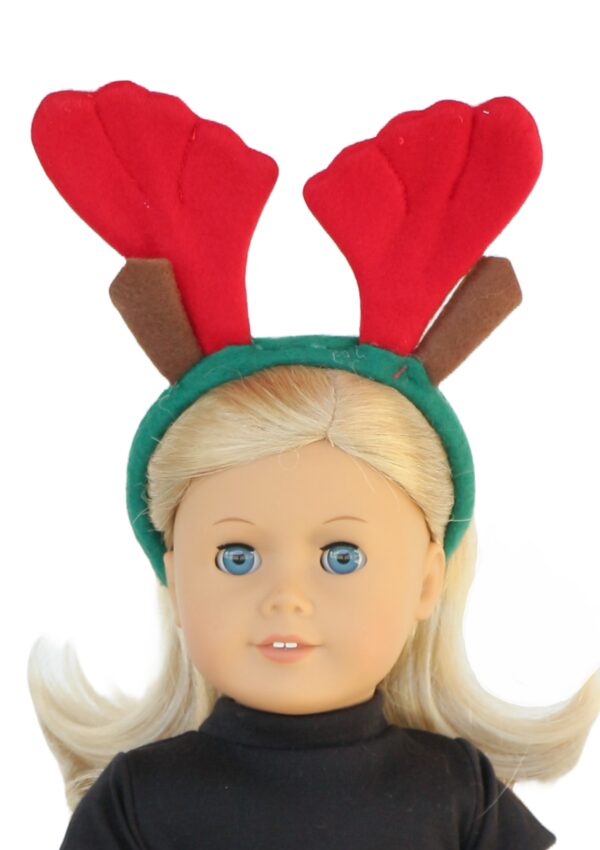 18" Doll Reindeer Antlers Headband
