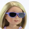 Wellie Wisher Purple Polka Dots Sunglasses