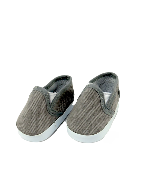 18 Doll Gray Canvas Shoes