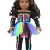 18 Inch Doll Tutu Skirt Skeleton Costume