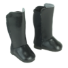 18" Doll Over-the-Knee Black Riding Style Boots