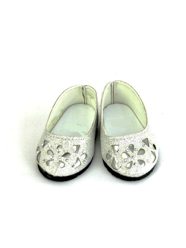 silver glitter dress shoes