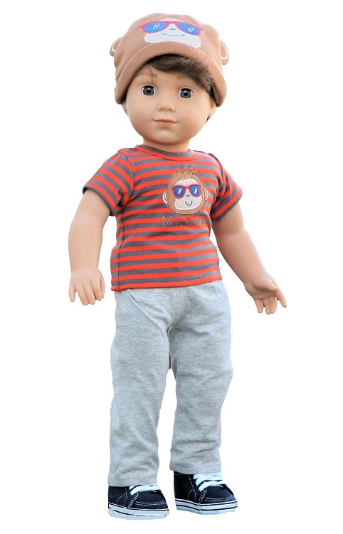 18 Inch Boy Doll Mr Cool Shirt Pants Hat 1