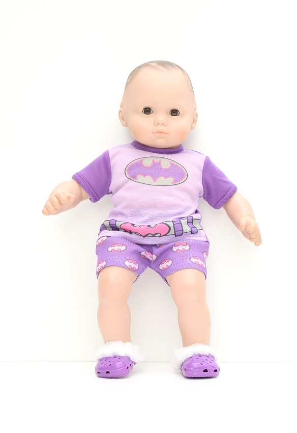 Bitty Baby Purple Bat Girl Shortie Outfit