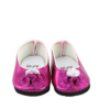 14.5" Wellie Wisher Doll Hot Pink Metallic Bow Shoes