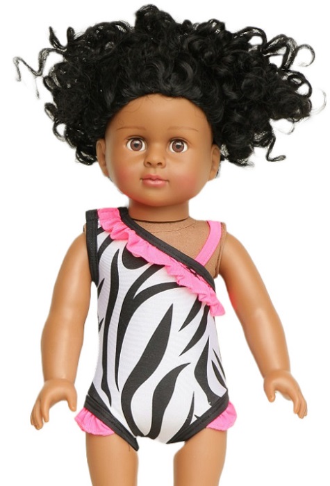 18 Inch Doll Zebra Swimsuit 2