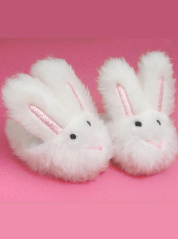 18 inch doll bunny slippers 1