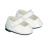 15" Bitty Baby Doll White Patent Mary Jane Dress Shoes