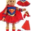 18 Inch Doll Super Girl Costume 1