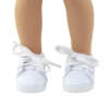 14.5" Wellie Wisher Doll White Canvas Sneakers