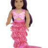 18" Doll 2-Piece Sequin Mermaid Costume
