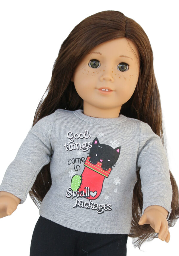 18" Doll Small Packages Christmas T-Shirt