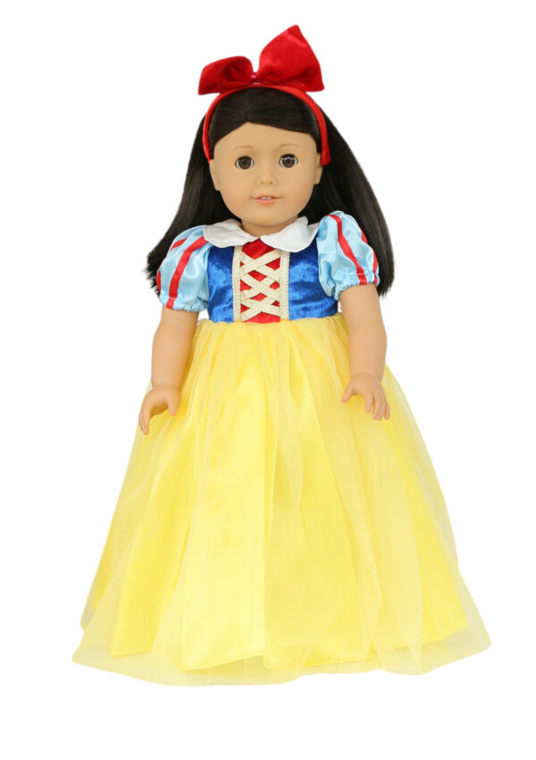 18" Doll Snow White Gown Costume