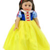 18 Inch Doll Snow White Gown Costume