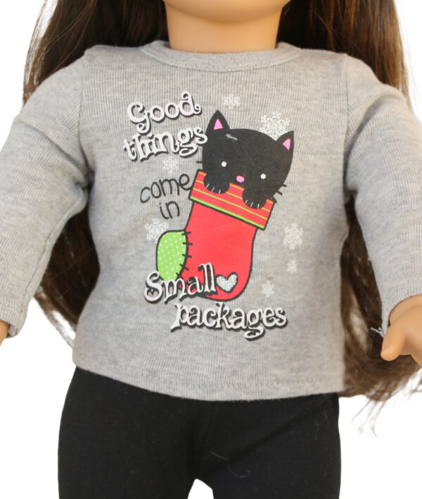 18" Doll Small Packages Christmas T-Shirt