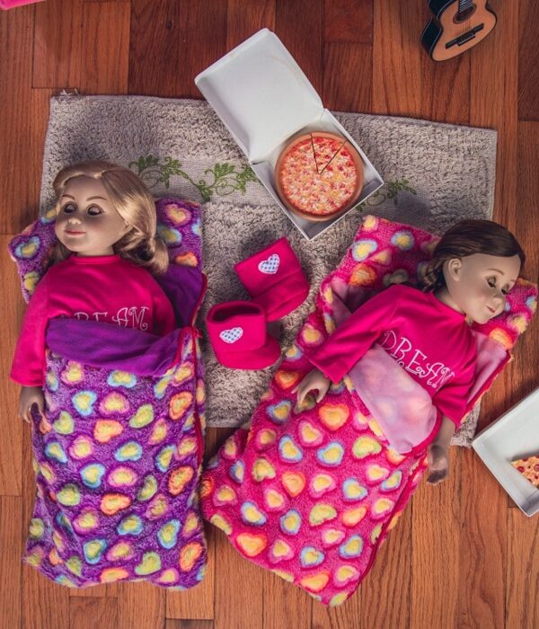 18 Inch Doll Fleece Sleeping Bags