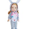 Wellie Wisher Gray Bunny Costume