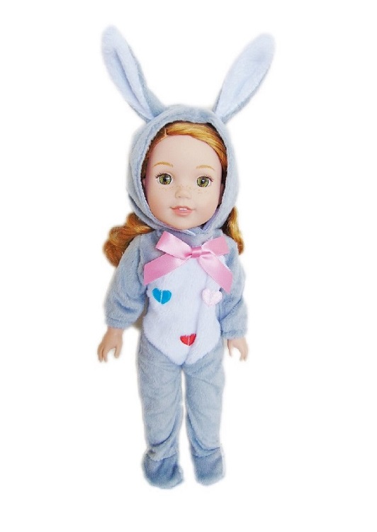 Wellie Wisher Gray Bunny Costume