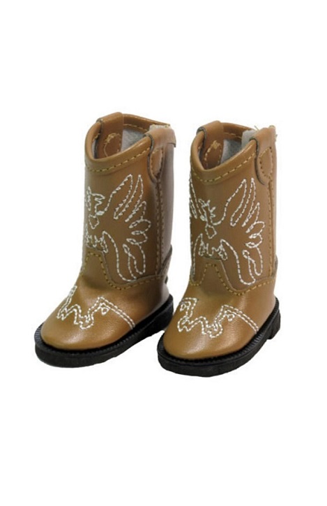 14.5 doll brown wellie eagle boots