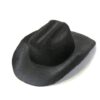 14.5" Wellie Wisher Doll Black Cowgirl Hat