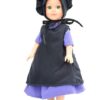14.5" Wellie Wisher Doll Purple 3-Piece Amish Dress, Apron & Bonnet