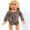 18 Doll Leopard Leotard