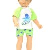 18 Inch Boy Doll Octopus Shorts Outfit